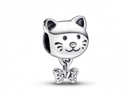 Woman s charm link Pandora PET CAT & BOW Online Sale