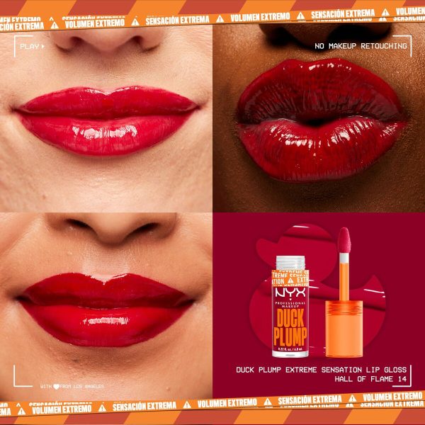 Lip-gloss NYX Duck Plump Hall of flame 6,8 ml Fashion