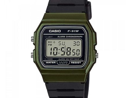 Unisex Watch Casio VINTAGE Black Green (Ø 35 mm) Supply