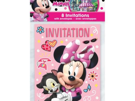 Disney Iconic Minnie Mouse Invitations, 8ct For Cheap