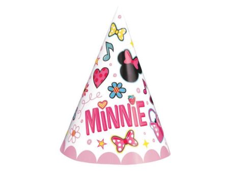 Disney Iconic Minnie Mouse Party Hats, 8ct Fashion