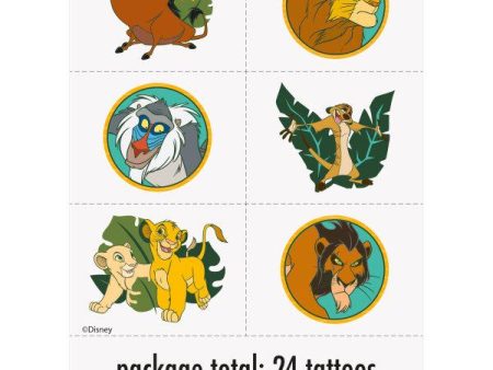 Disney Lion King Tattoos, 24ct Discount