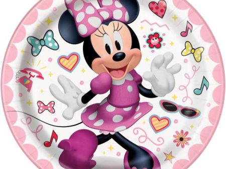 Disney Iconic Minnie Mouse Round 7  Dessert Plates, 8ct Sale