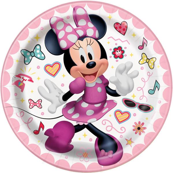 Disney Iconic Minnie Mouse Round 7  Dessert Plates, 8ct Sale