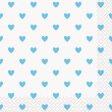 Blue Hearts Baby Shower Beverage Napkins, 16ct Online now