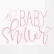 Pink Hearts Baby Shower Luncheon Napkins, 16ct Online