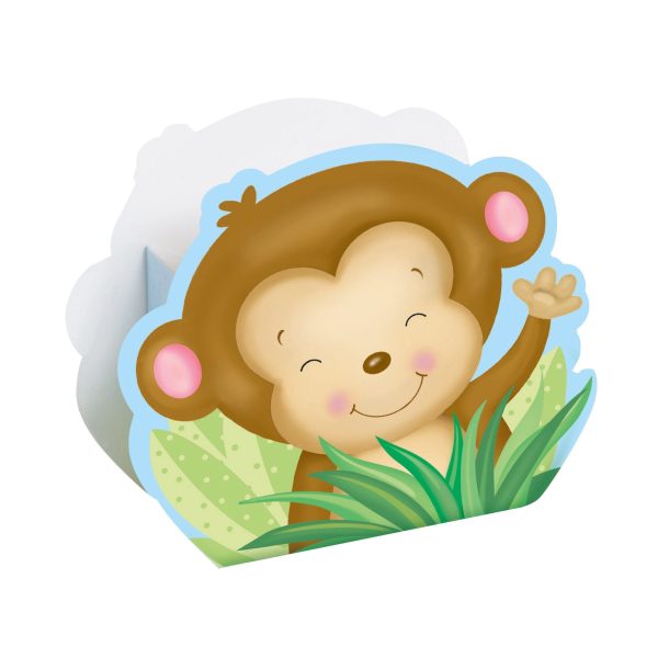 Boy Monkey Baby Shower Favor Boxes, 8ct For Sale