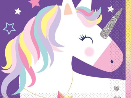 Unicorn Luncheon Napkins, 16ct Online Hot Sale