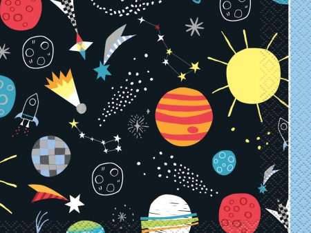 Outer Space Luncheon Napkins, 16ct For Cheap