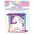 Unicorn Party Pennant Banner, 7 ft Supply