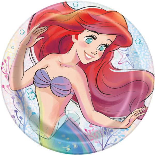 Disney The Little Mermaid Round 9  Dinner Plates, 8ct Discount