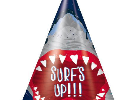 Shark Party Hats, 8ct Online Sale