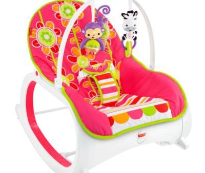 Fisher-Price Infant-to-Toddler Rocker Floral Confetti (2) Online Hot Sale