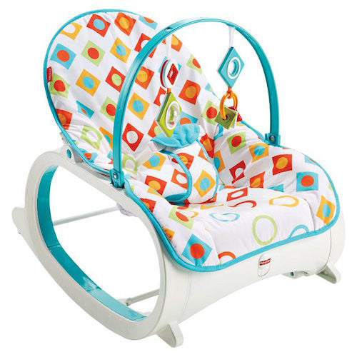 Fisher-Price Infant-to-Toddler Rocker Geo Diamonds (2) Supply